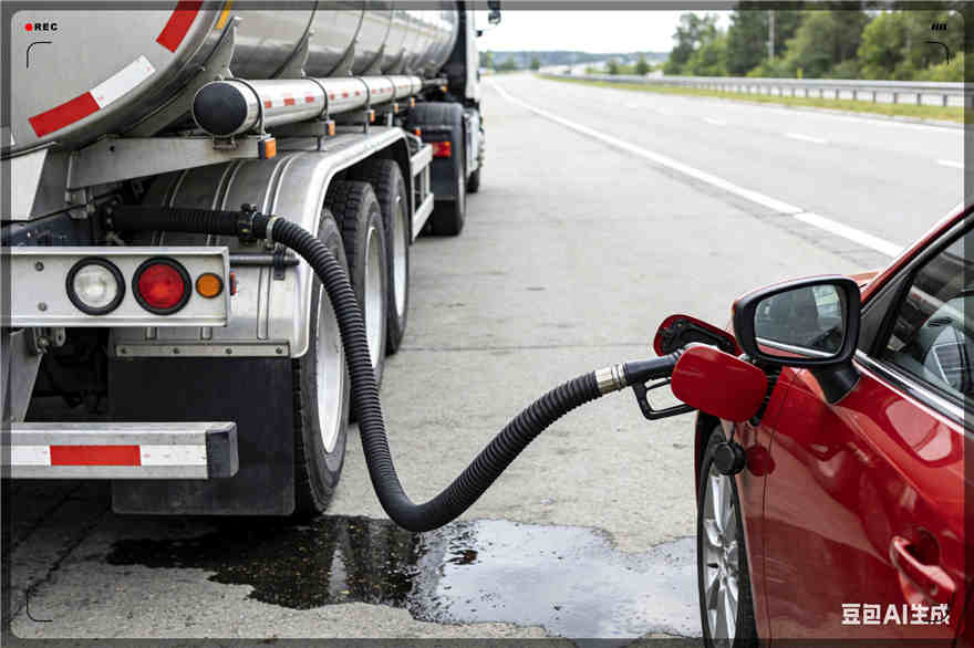 新会区汽车救援送水案例